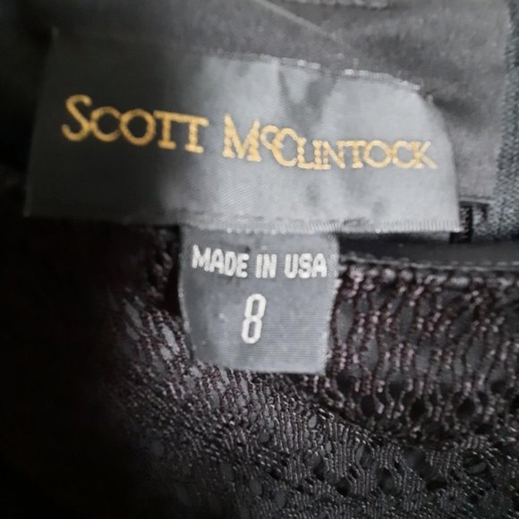 HP⭐ Scott McClintock Lace Black Sundress Size 8 - Picture 5 of 5